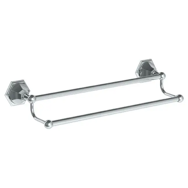 Wall Mounted Double Towel Bar, 18"