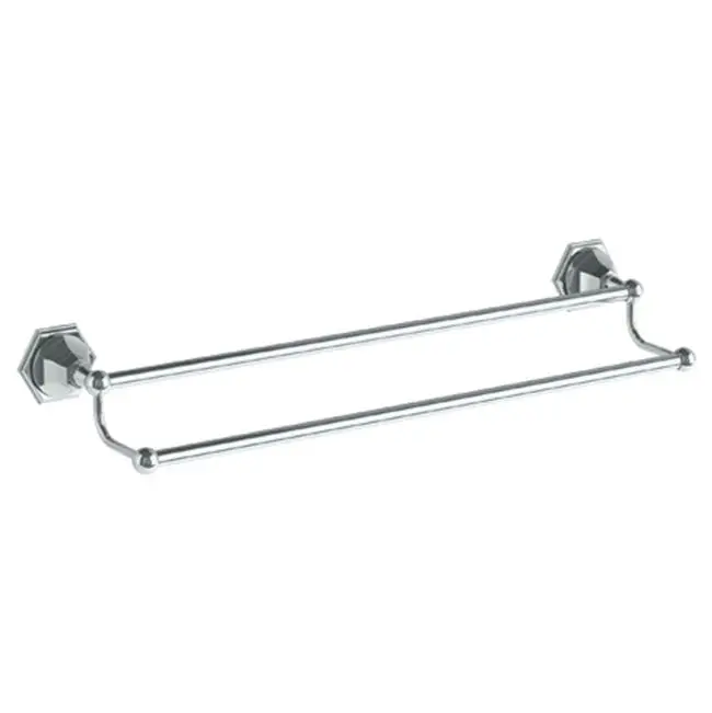 Wall Mounted Double Towel Bar, 24"