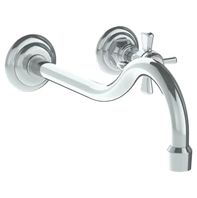 Wall Mounted 2 Hole Lavatory Set with 11" CTC Spout