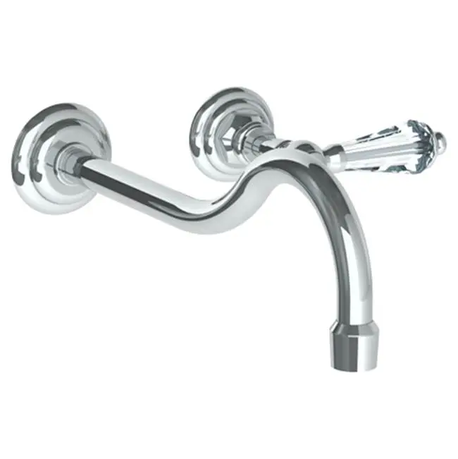 Wall Mounted 2 Hole Lavatory Set with 11" CTC Spout