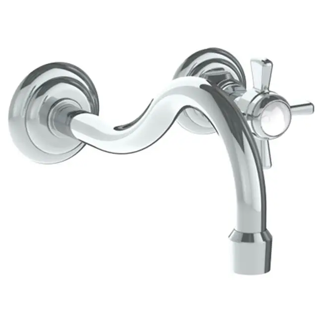 Wall Mounted 2 Hole Lavatory Set with 8 3/8" CTC Spout