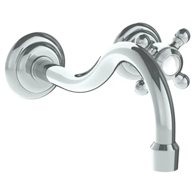 Wall Mounted 2 Hole Lavatory Set with 8 3/8" CTC Spout