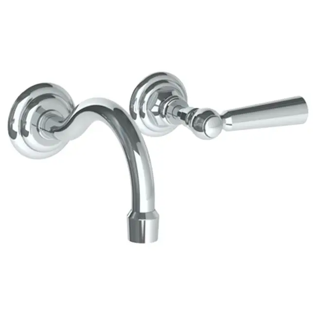 Wall Mounted 2 Hole Lavatory Set with 5 7/8" CTC Spout