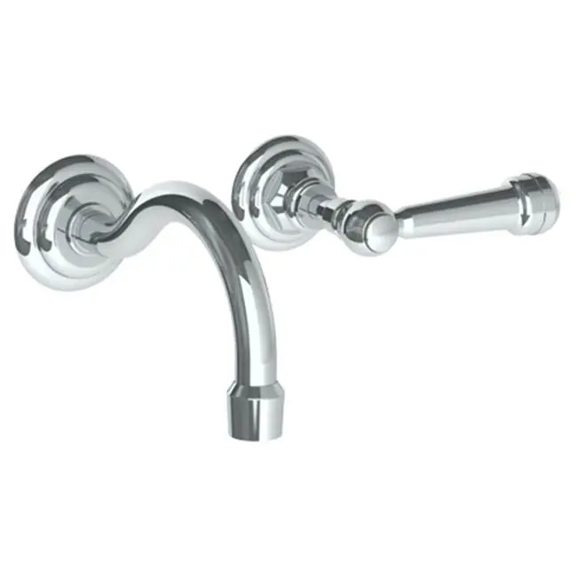 Wall Mounted 2 Hole Lavatory Set with 5 7/8" CTC Spout