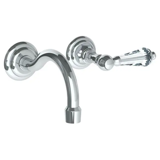 Wall Mounted 2 Hole Lavatory Set with 5 7/8" CTC Spout