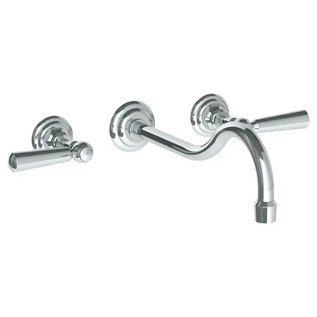 Wall Mounted 3 Hole Lavatory Set with 10 7/8" CTC Spout