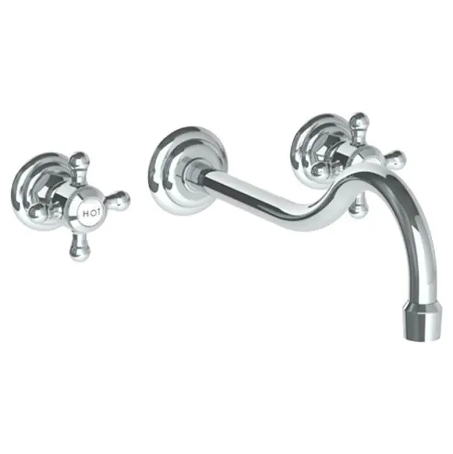 Wall Mounted 3 Hole Lavatory Set with 10 7/8" CTC Spout