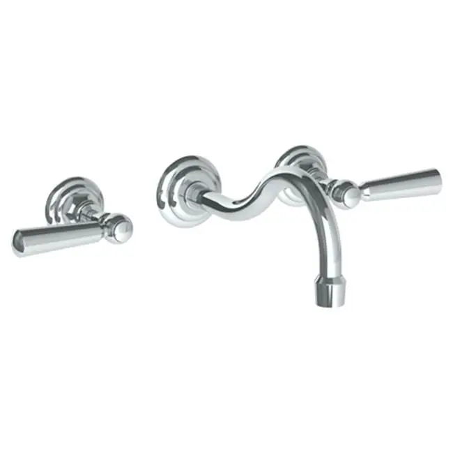 Wall Mounted 3 Hole Lavatory Set with 8 3/4" CTC Spout