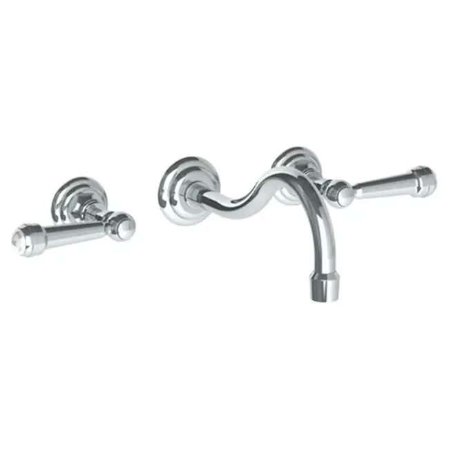 Wall Mounted 3 Hole Lavatory Set with 8 3/4" CTC Spout