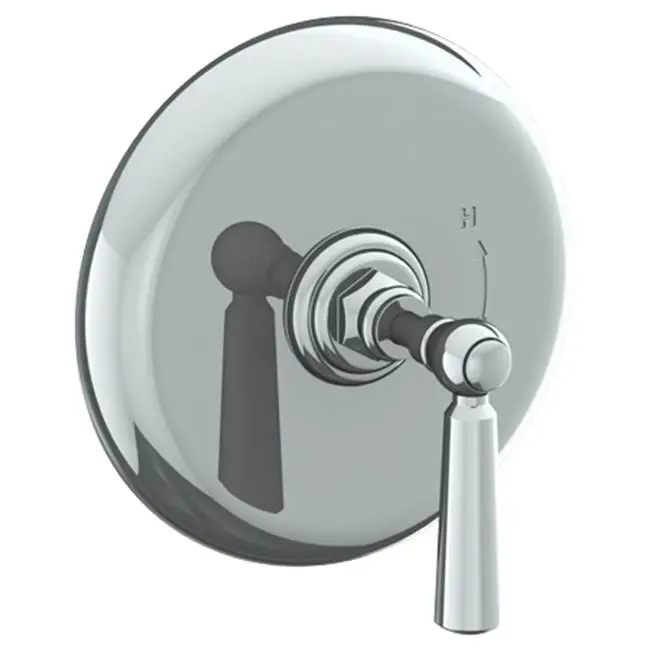 Wall Mounted Pressure Balance Shower Trim, 7" dia.