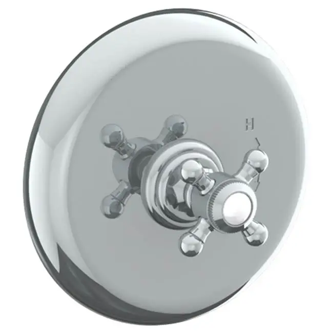 Wall Mounted Pressure Balance Shower Trim, 7" dia.