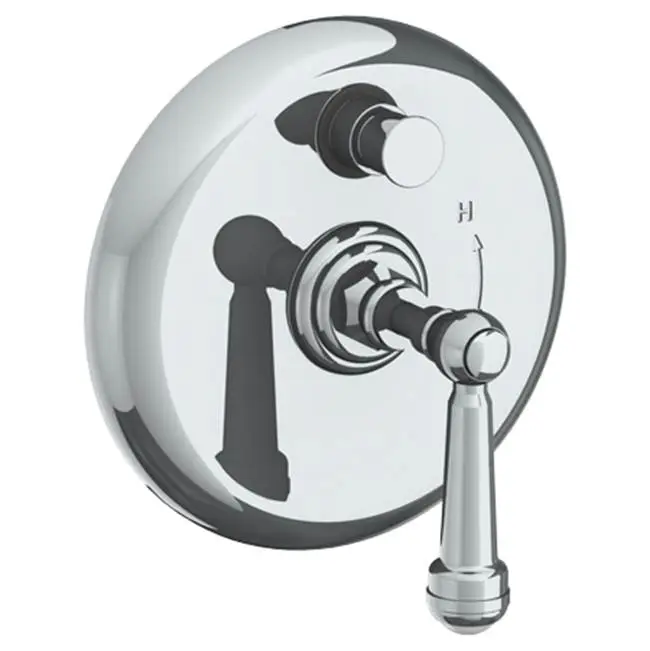Wall Mounted Pressure Balance Shower Trim with Diverter, 7" dia.