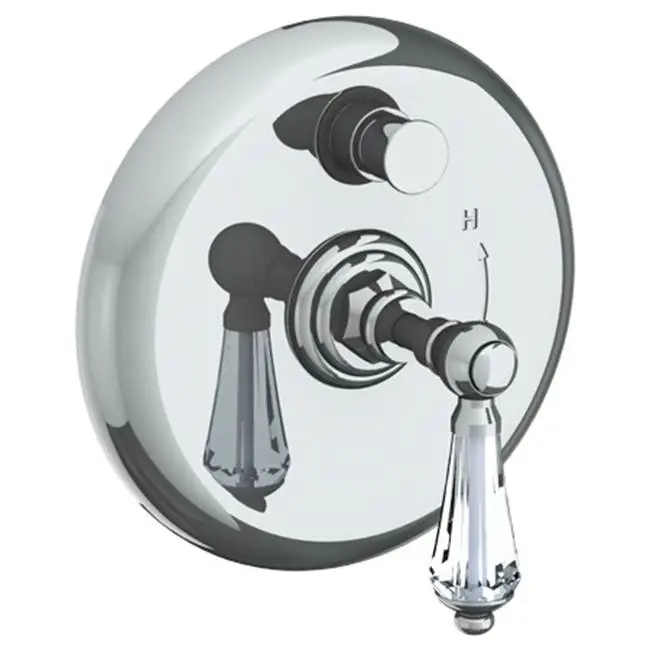 Wall Mounted Pressure Balance Shower Trim with Diverter, 7" dia.