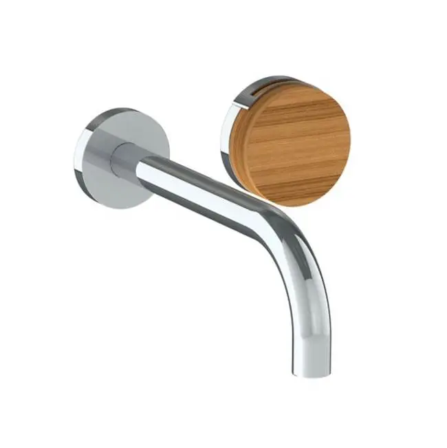 Wall Mounted 2 Hole Lavatory Set With 8 3/4" Spout