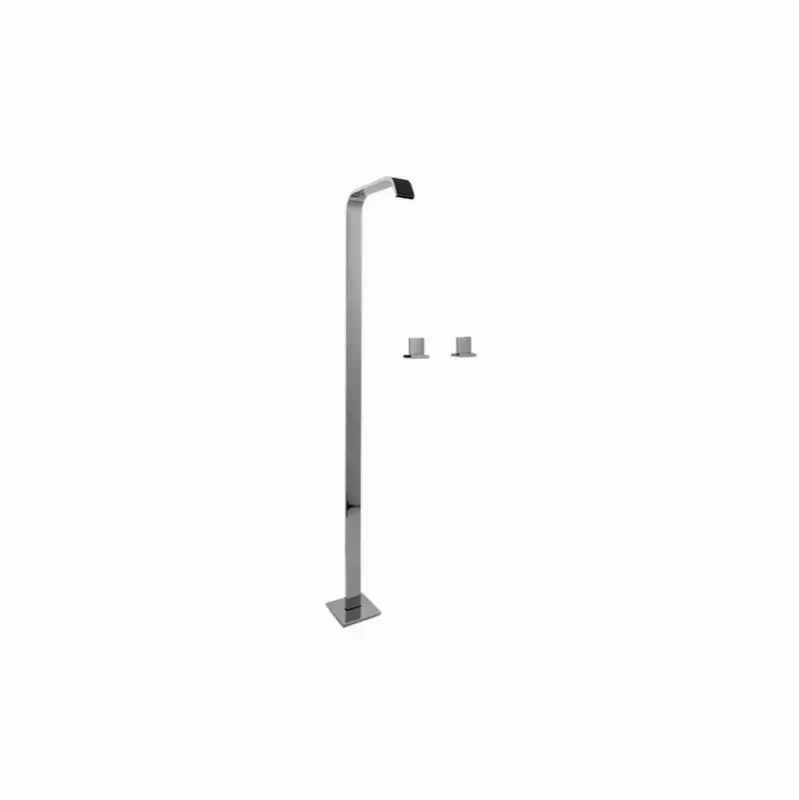 Targa Floor-Mounted Vessel Filler w/Deck-Mounted Handles