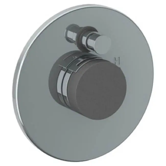 Wall Mounted Pressure Balance Shower Trim With Diverter, 7" Dia.