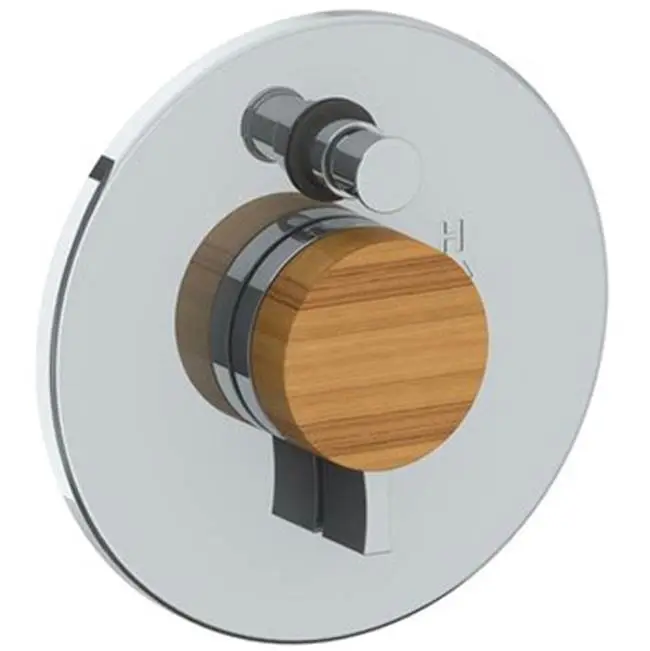 Wall Mounted Pressure Balance Shower Trim With Diverter, 7" Dia.