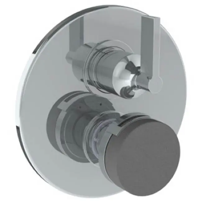 Wall Mounted Thermostatic Shower Trim With Built-In Control, 7 1/2" Dia. Must Specify E1 Or E2 Trim.