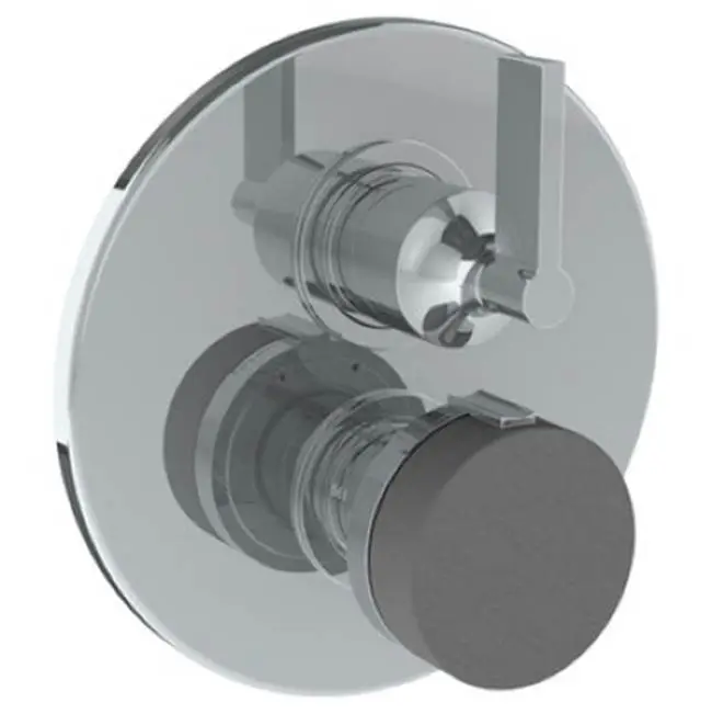 Wall Mounted Thermostatic Shower Trim With Built-In Control, 7 1/2" Dia. Must Specify E1 Or E2 Trim.