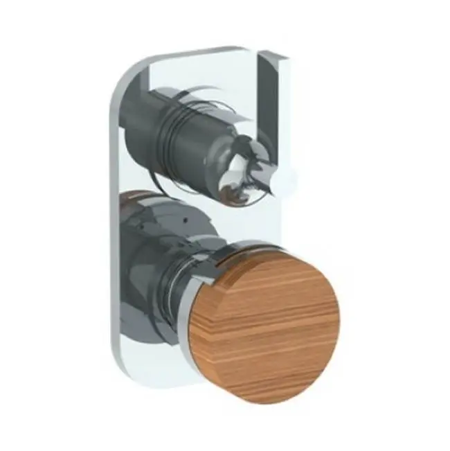 Wall Mounted Thermostatic Shower Trim With Built-In Control, 3 1/2" X 6 1/4". Must Specify E1 Or E2 Trim.