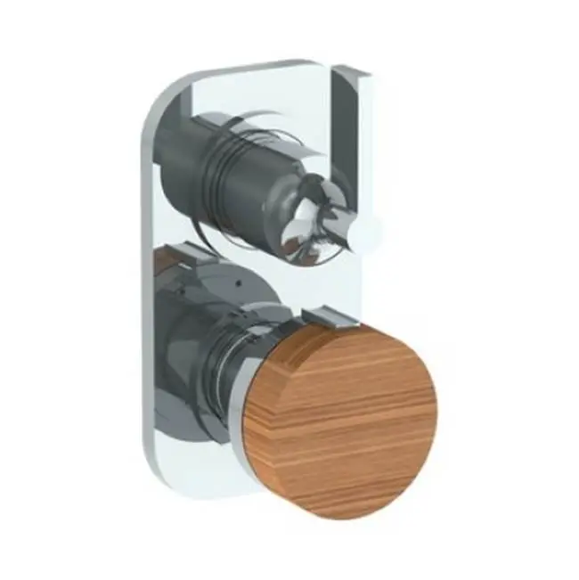 Wall Mounted Thermostatic Shower Trim With Built-In Control, 3 1/2" X 6 1/4". Must Specify E1 Or E2 Trim.