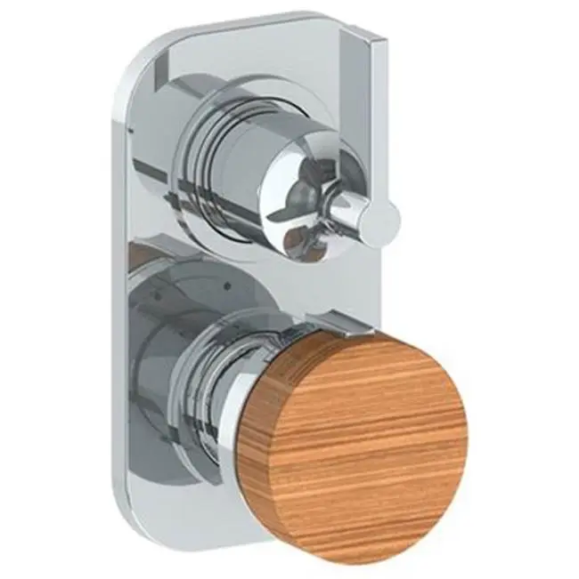 Wall Mounted Thermostatic Shower Trim With Built-In Control, 3 1/2" X 6 1/4". Must Specify E1 Or E2 Trim.