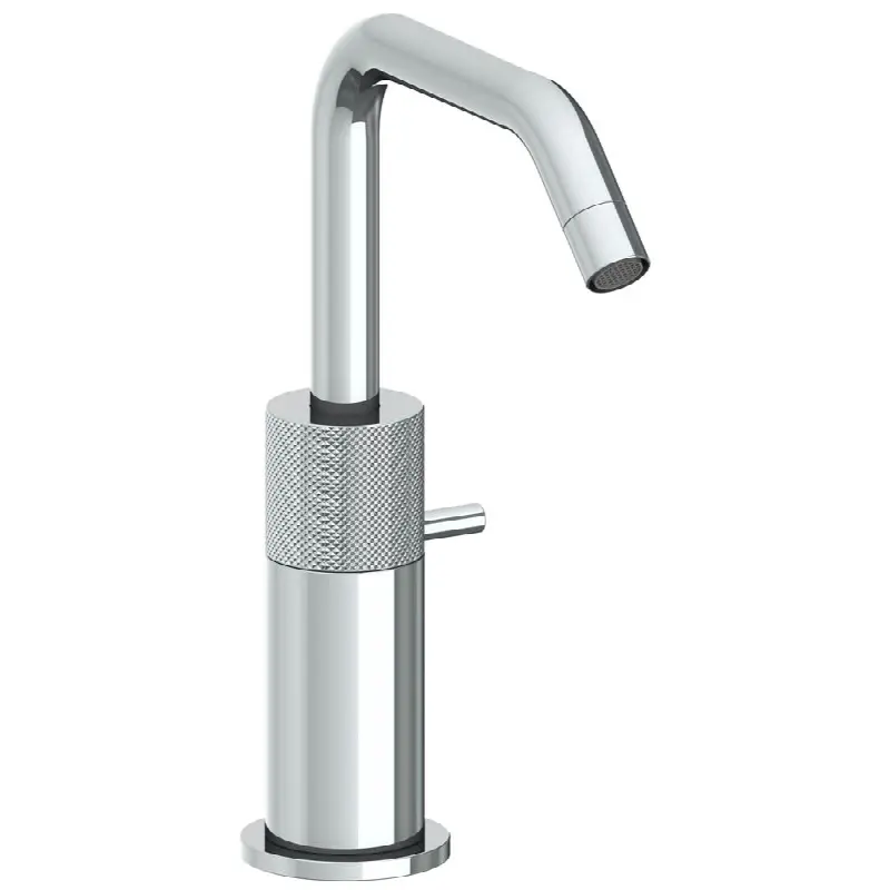 Deck Mounted Monoblock Angled Lavatory Mixer
