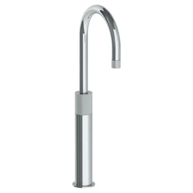 Deck Mounted Extended Monoblock Gooseneck Lavatory Mixer