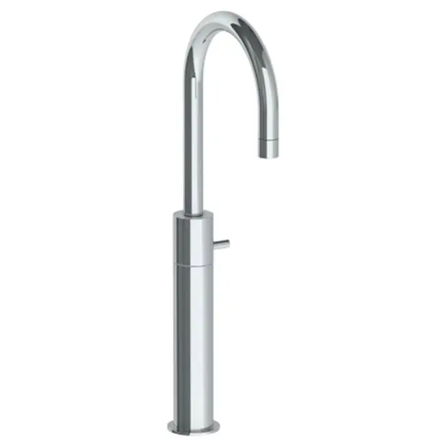 Deck Mounted Extended Monoblock Gooseneck Lavatory Mixer
