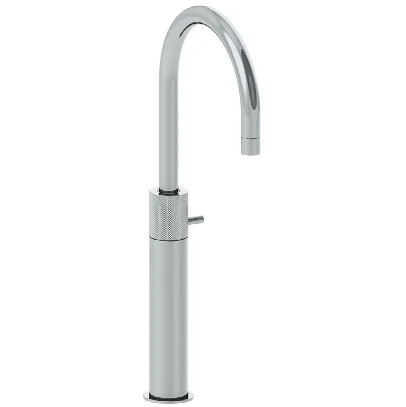 Deck Mounted Extended Monoblock Gooseneck Lavatory Mixer