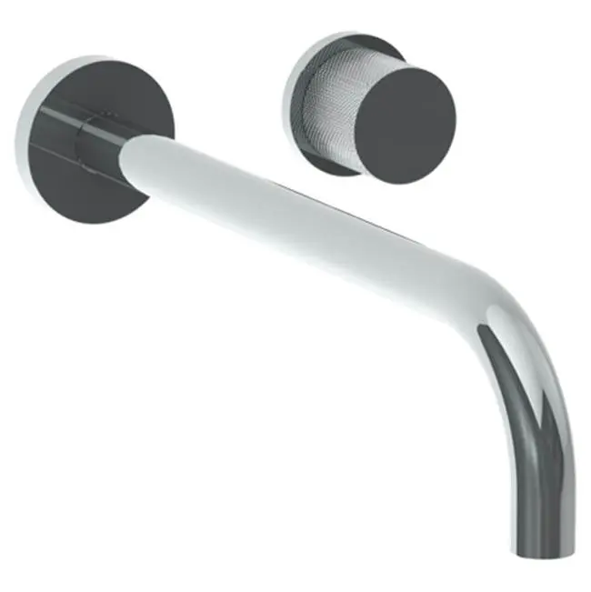 Wall Mounted 2 Hole Lavatory Set with 11 7/8" Spout