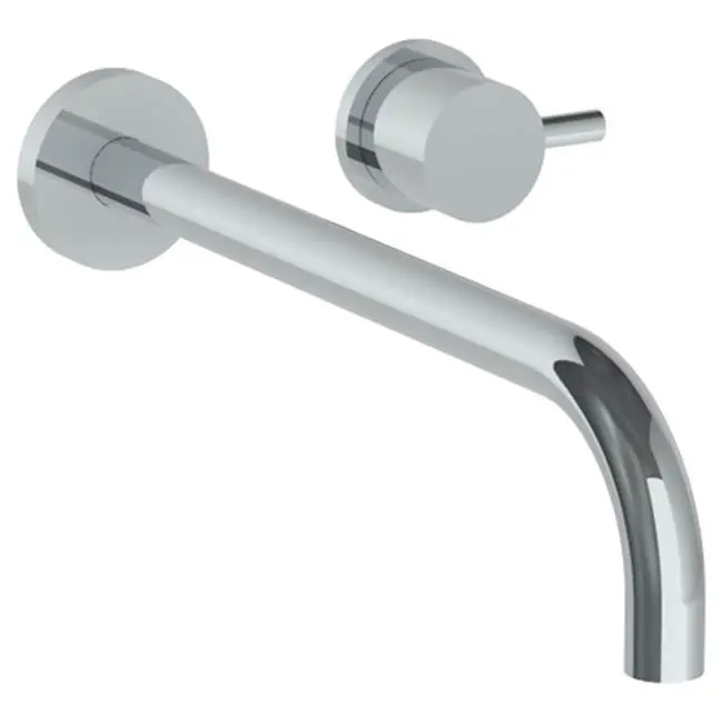 Wall Mounted 2 Hole Lavatory Set with 11 7/8" Spout