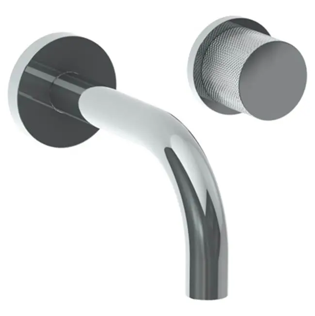 Wall Mounted 2 Hole Lavatory Set with 6" Spout