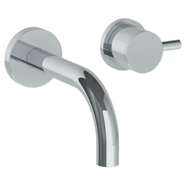 Wall Mounted 2 Hole Lavatory Set with 6" Spout