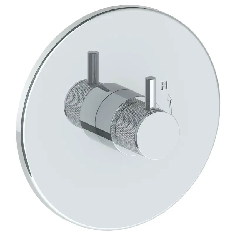 Wall Mounted Pressure Balance Shower Trim, 7" dia.