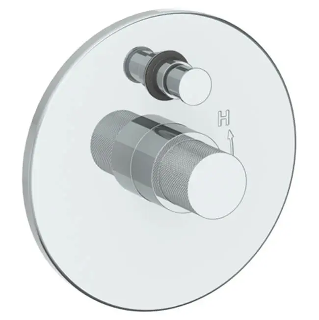 Wall Mounted Pressure Balance Shower Trim with Diverter, 7" dia.