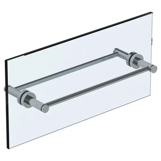 Loft 2.0 24" Double Shower Door Pull / Glass Mount Towel Bar