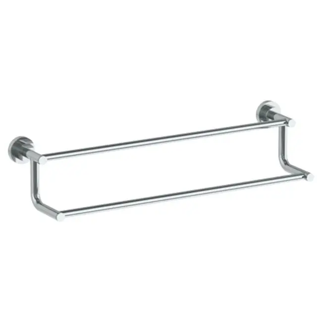 Wall Mounted Double Towel Bar, 24"