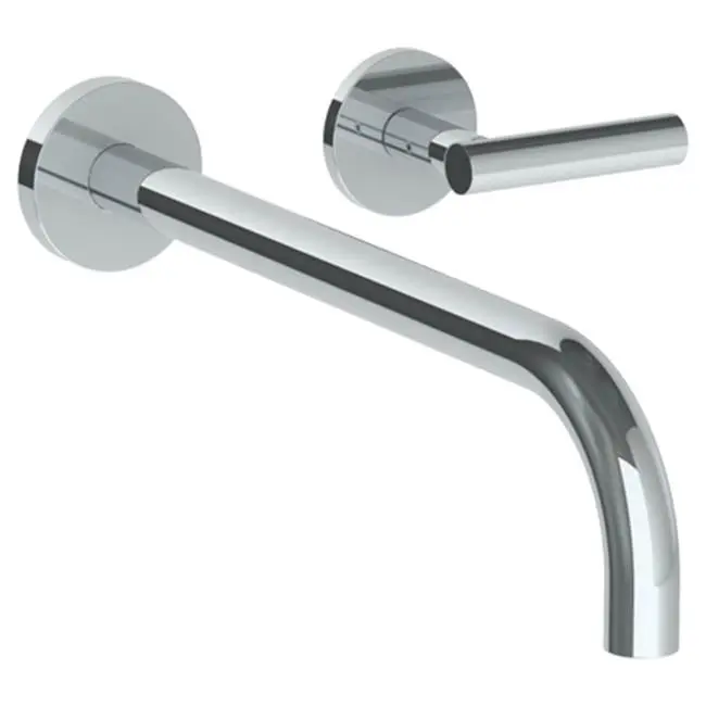 Wall Mounted 2 Hole Lavatory Set with 11 7/8" Spout