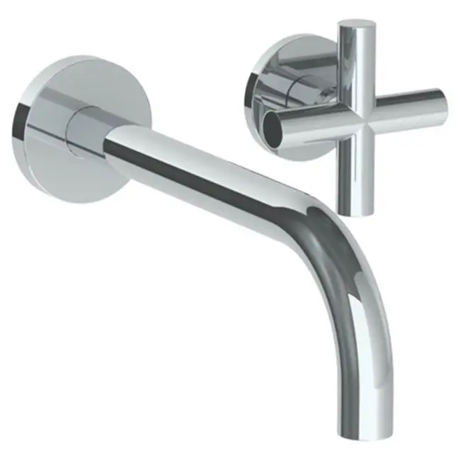 Wall Mounted 2 Hole Lavatory Set with 8 3/4" Spout