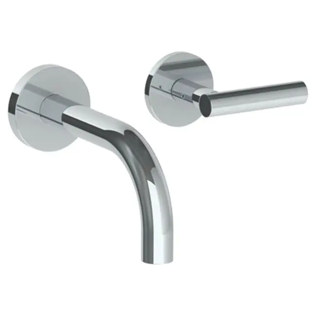Wall Mounted 2 Hole Lavatory Set with 6" Spout