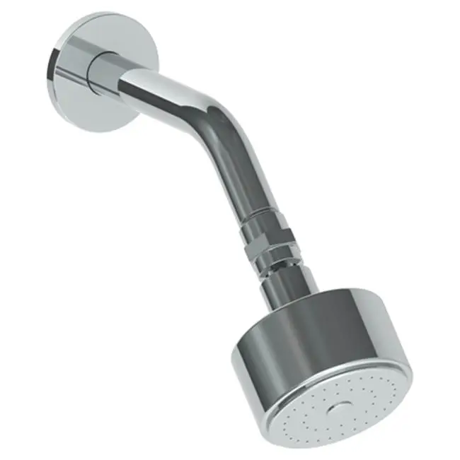 Wall Mounted Showerhead, 3" dia with 6" Arm and Flange