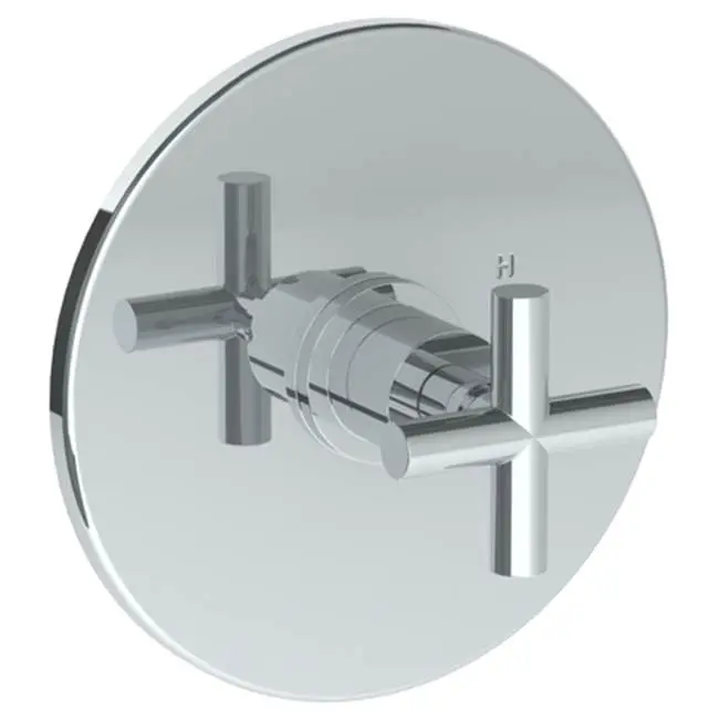 Wall Mounted Pressure Balance Shower Trim, 7" dia.