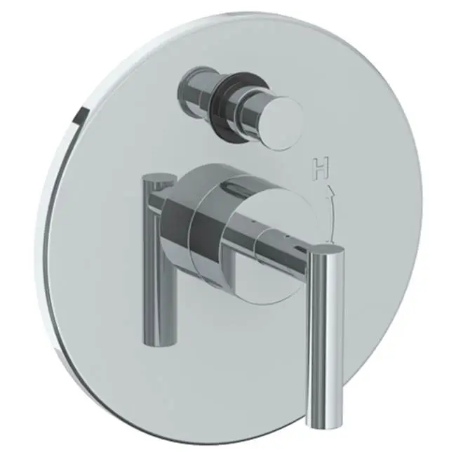 Wall Mounted Pressure Balance Shower Trim with Diverter, 7" dia.