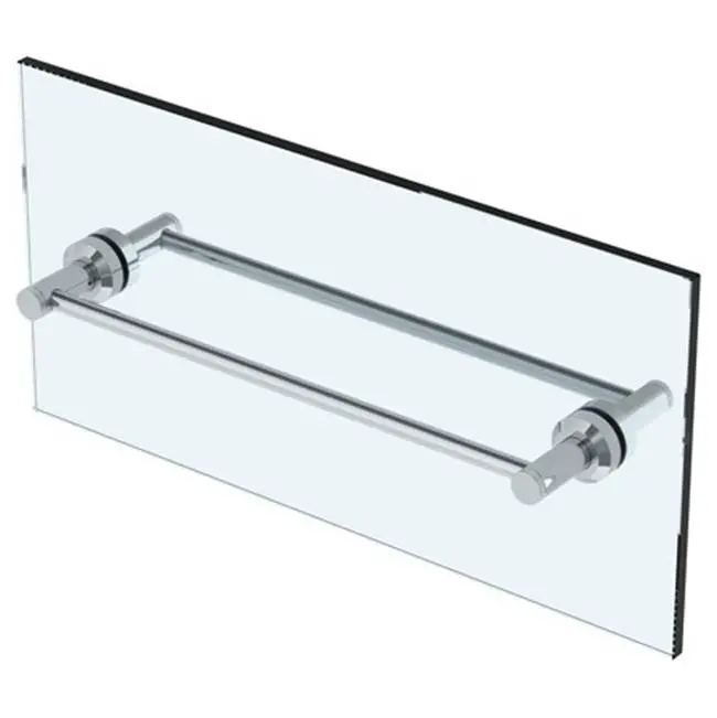Urbane 6" Double Shower Door Pull / Glass Mount Towel Bar