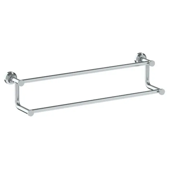 Wall Mounted Double Towel Bar, 24"
