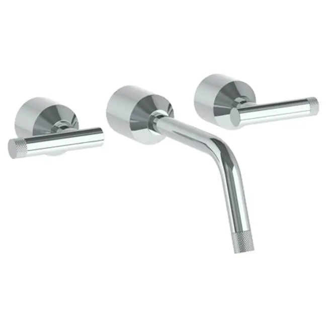 Wall Mounted 3 Hole Lavatory Set with 8 3/4" spout