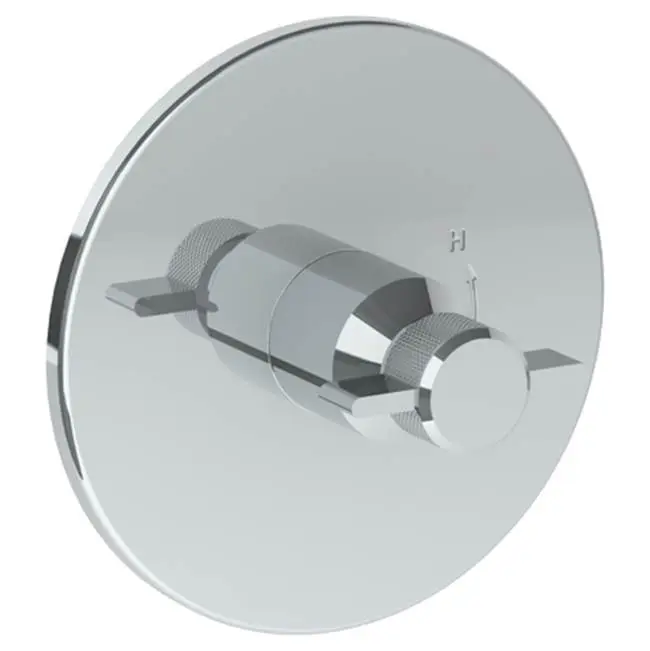 Wall Mounted Pressure Balance Shower Trim, 7" dia.