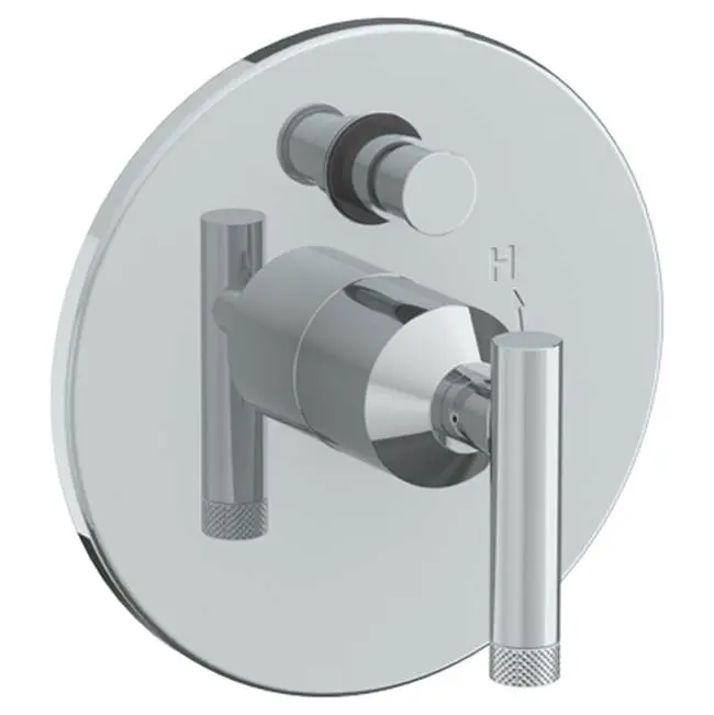 Wall Mounted Pressure Balance Shower Trim with Diverter, 7" dia.
