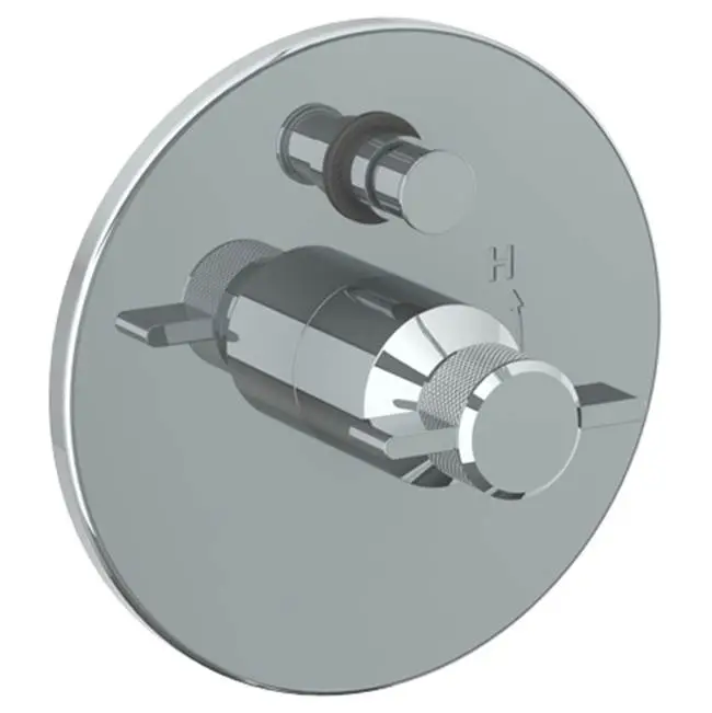 Wall Mounted Pressure Balance Shower Trim with Diverter, 7" dia.